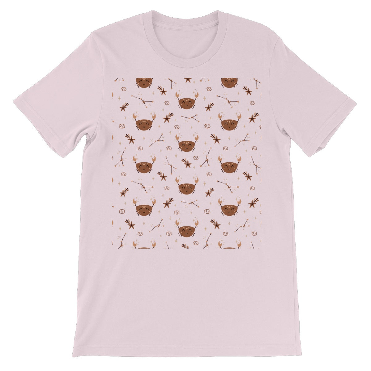 Cancer Pattern Unisex Short Sleeve T-Shirt