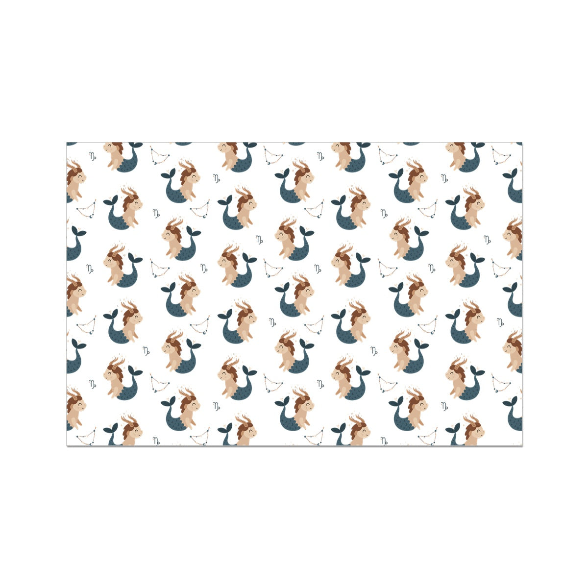 Capricorn Pattern Rolled Canvas