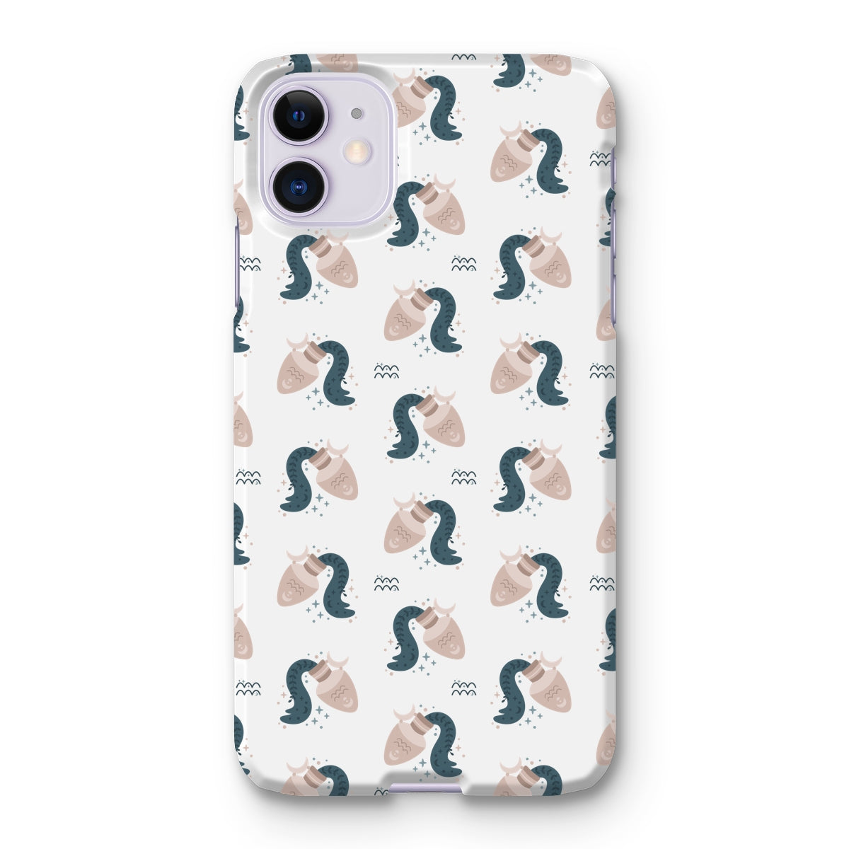 Aquarius Pattern Snap Phone Case