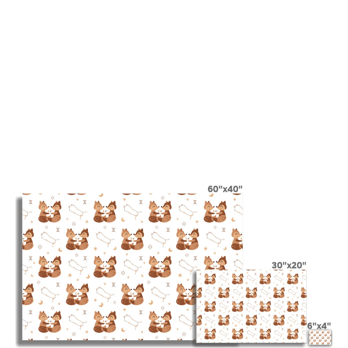 Gemini Pattern Photo Art Print