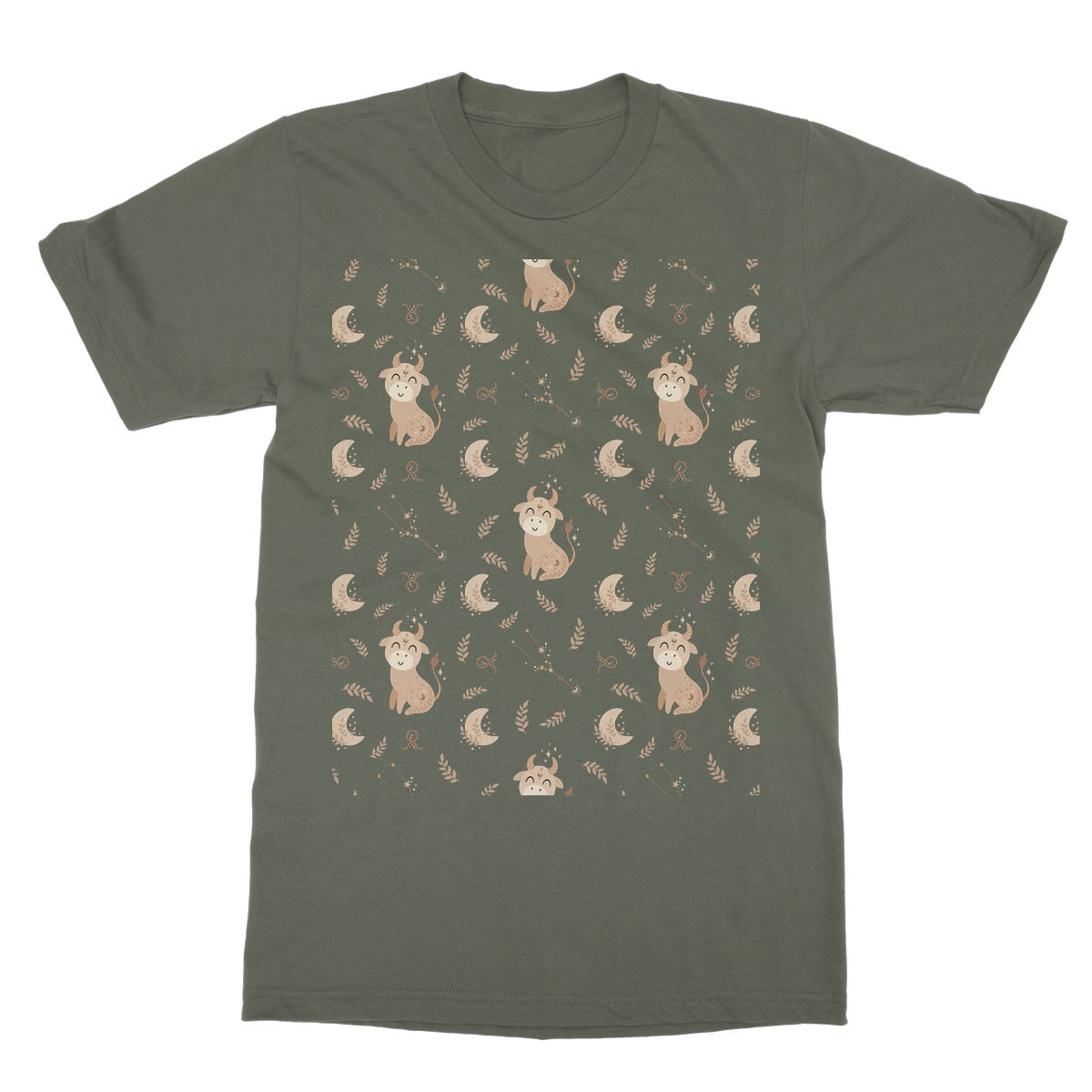 Taurus Pattern Softstyle T-Shirt