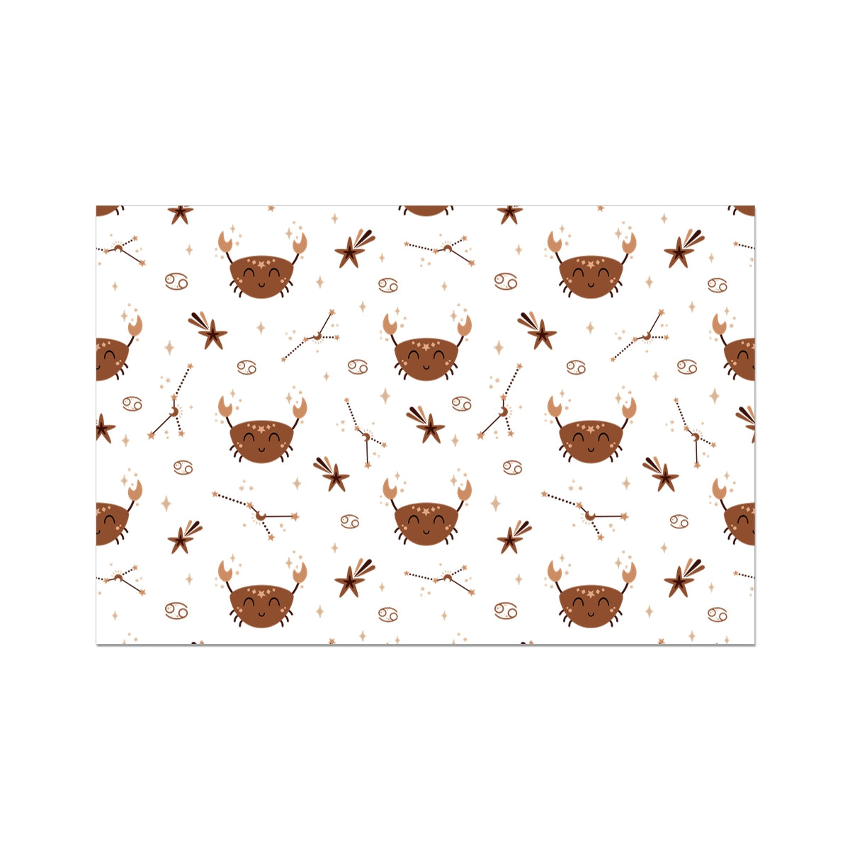 Cancer Pattern Photo Art Print