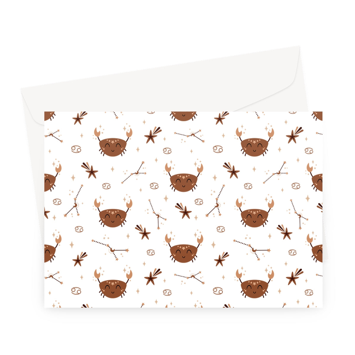 Cancer Pattern Greeting Card