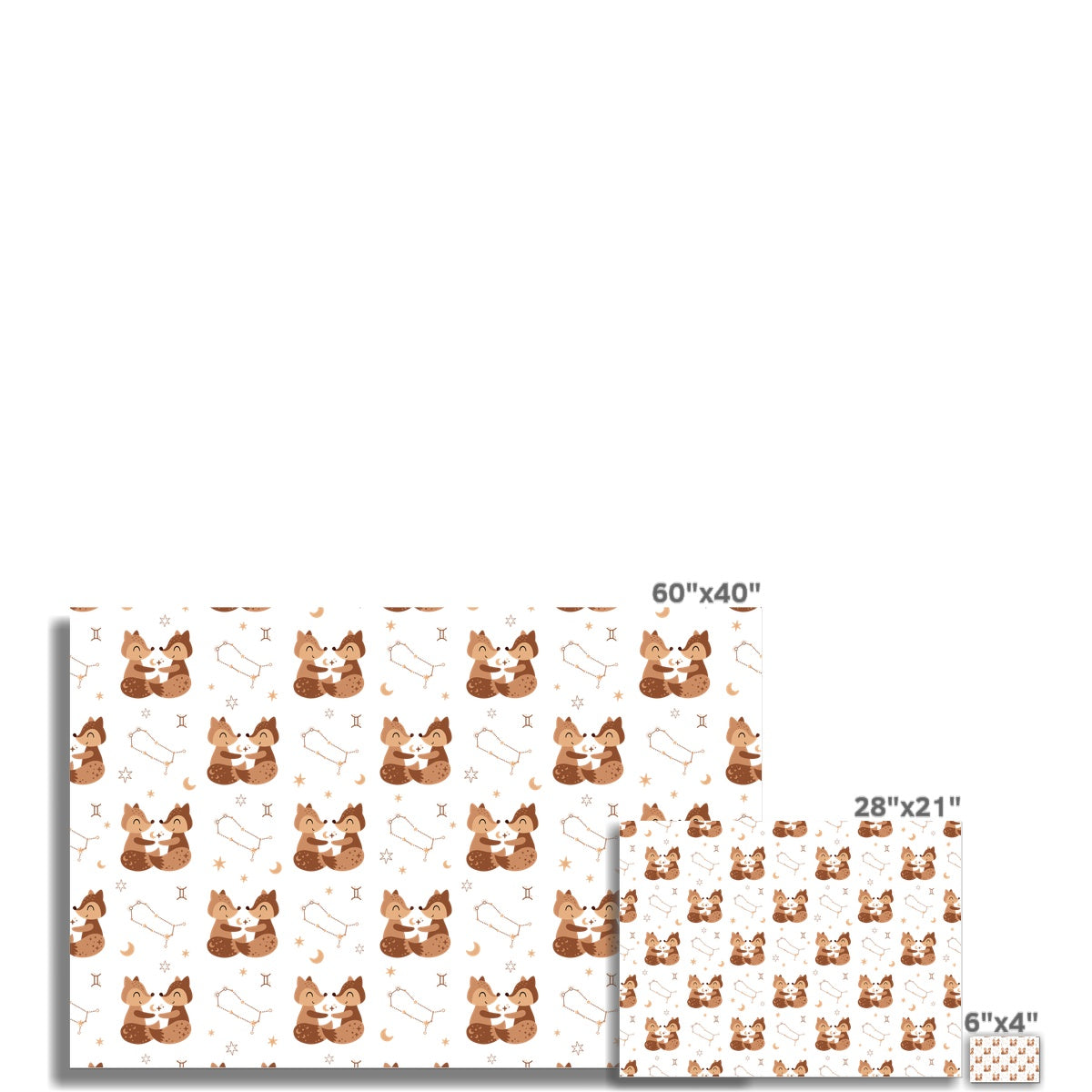 Gemini Pattern Wall Art Poster