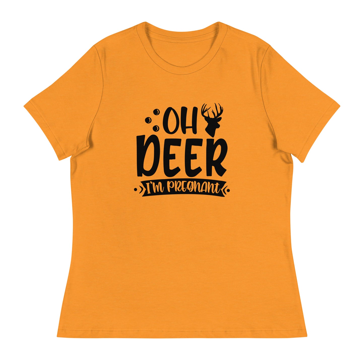 Oh Deer I'm Pregnant Women's Relaxed T-Shirt