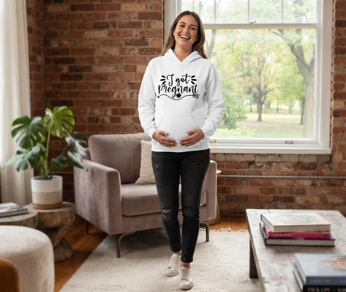 Hoodies Ladies Pregnancy