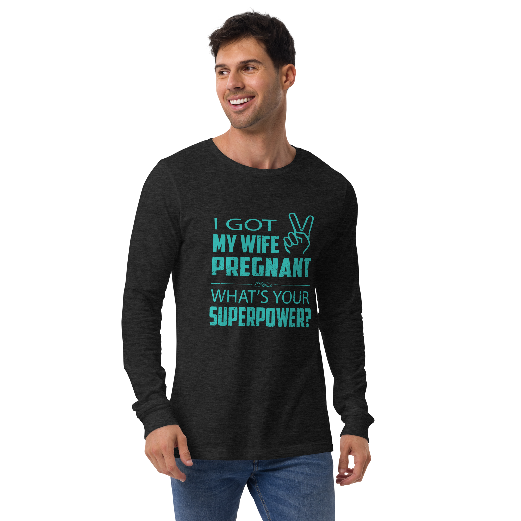 T-shirts Long Sleeve Mens Pregnancy