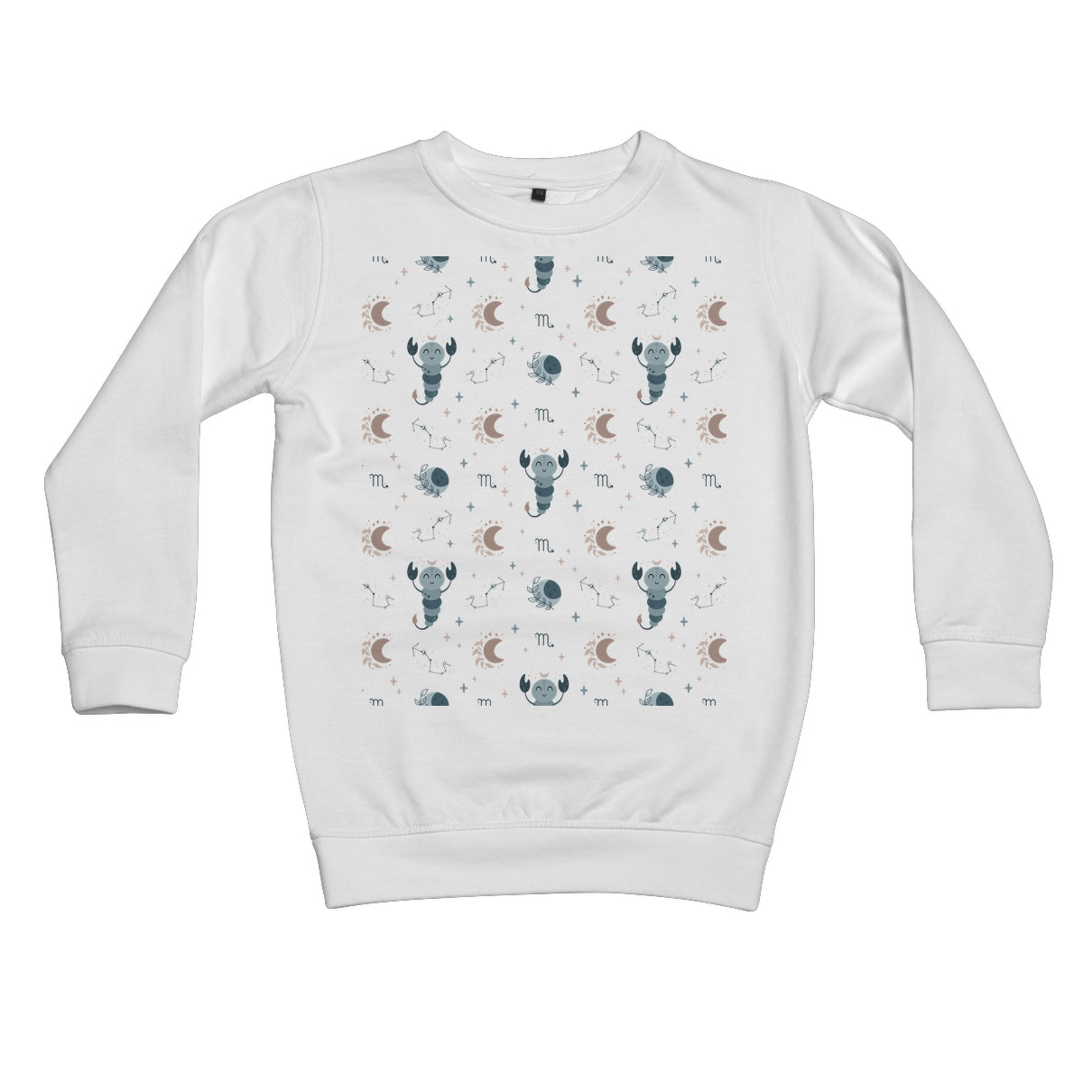 Scorpio Pattern Kids Sweatshirt