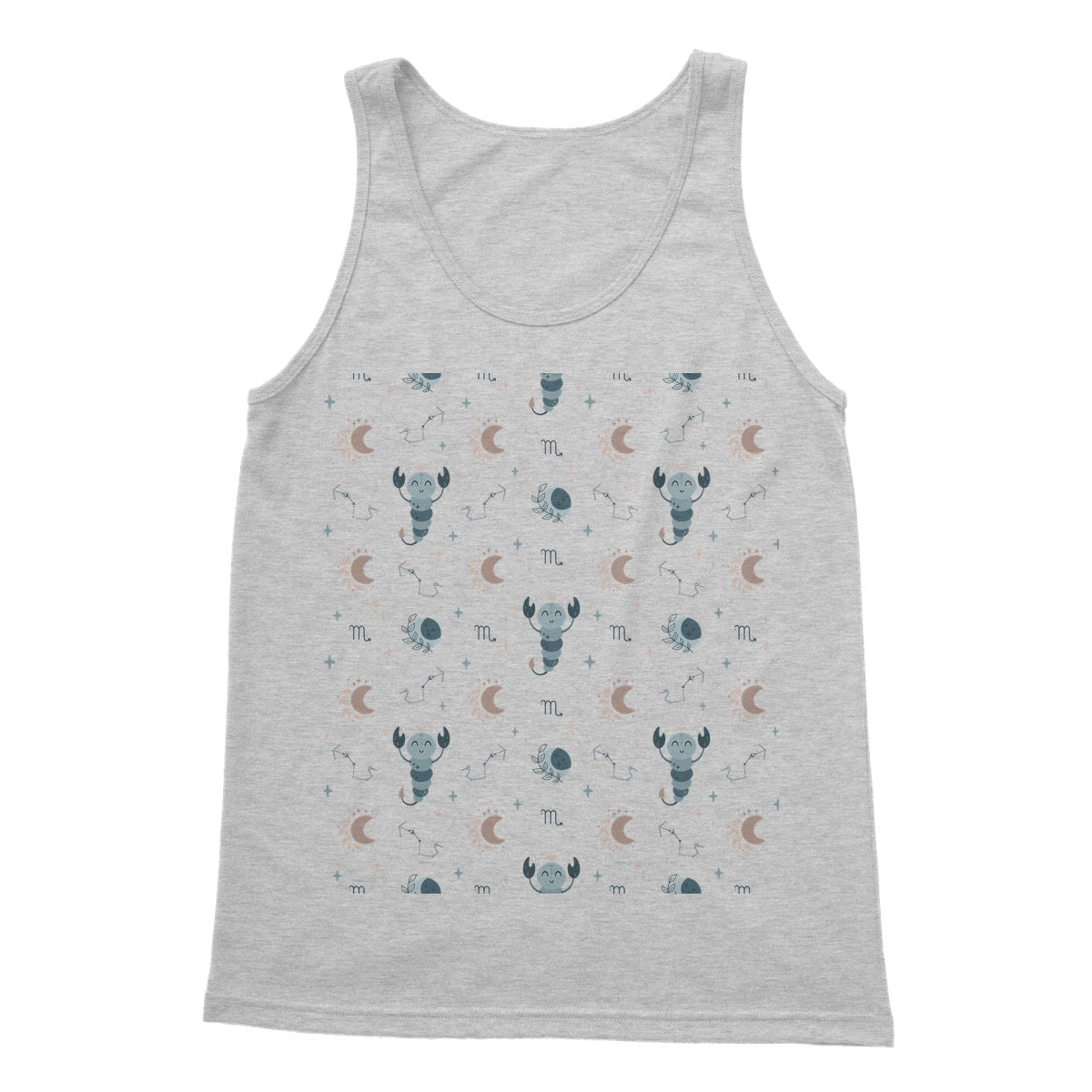 Scorpio Pattern Softstyle Tank Top