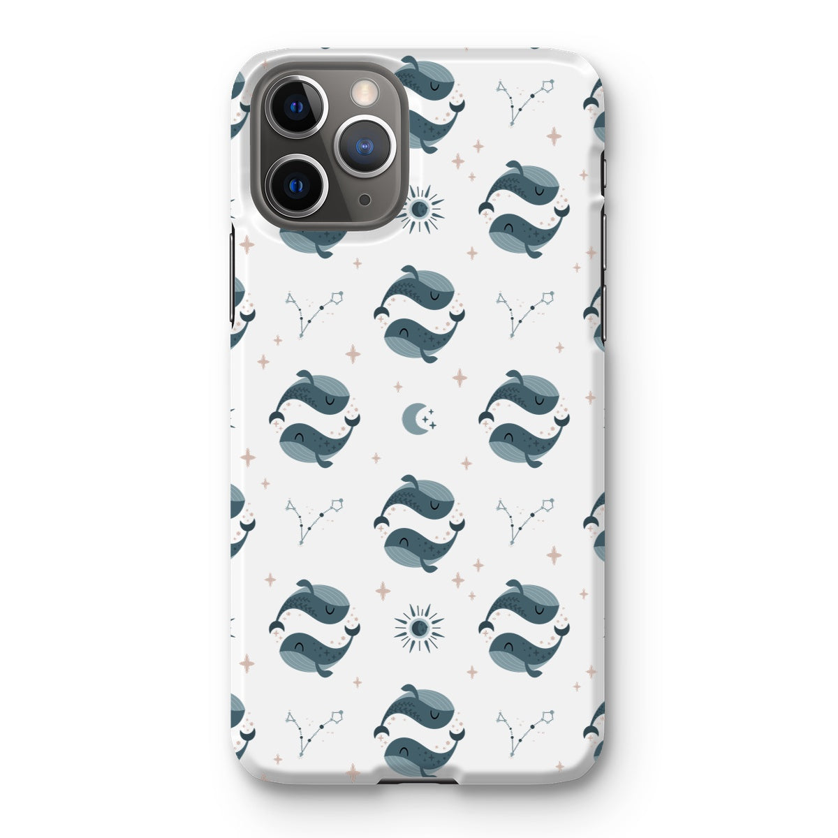 Pisces Pattern Snap Phone Case