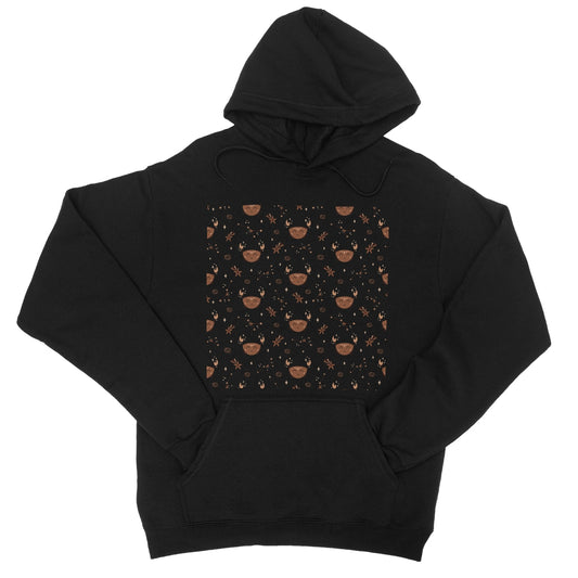 Cancer Pattern College Hoodie