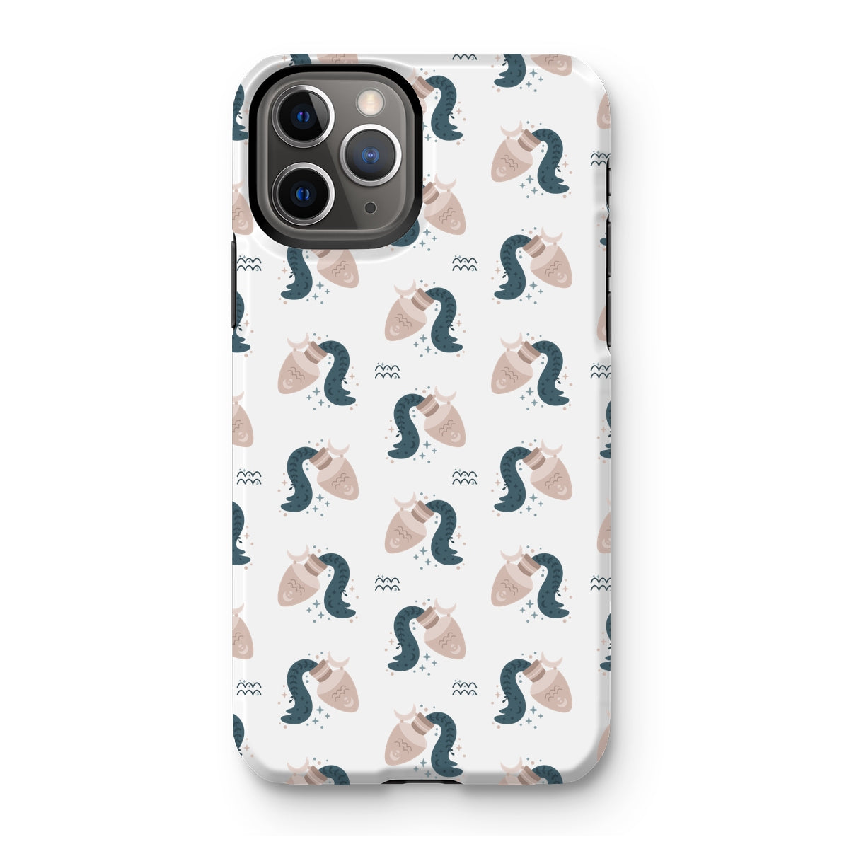 Aquarius Pattern Tough Phone Case