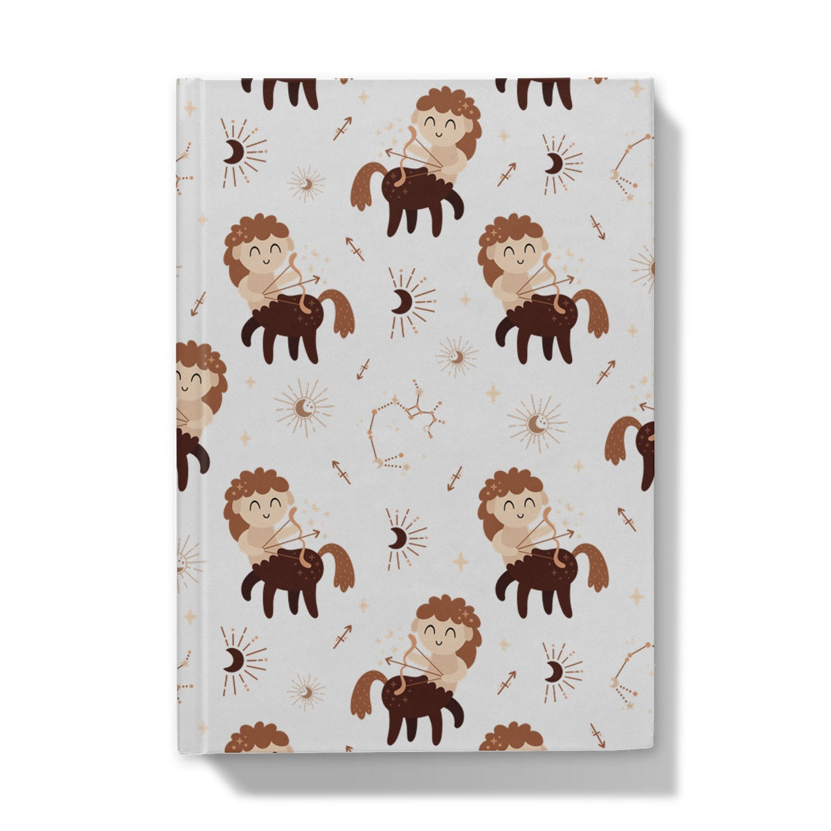 Sagittarius Pattern Hardback Journal