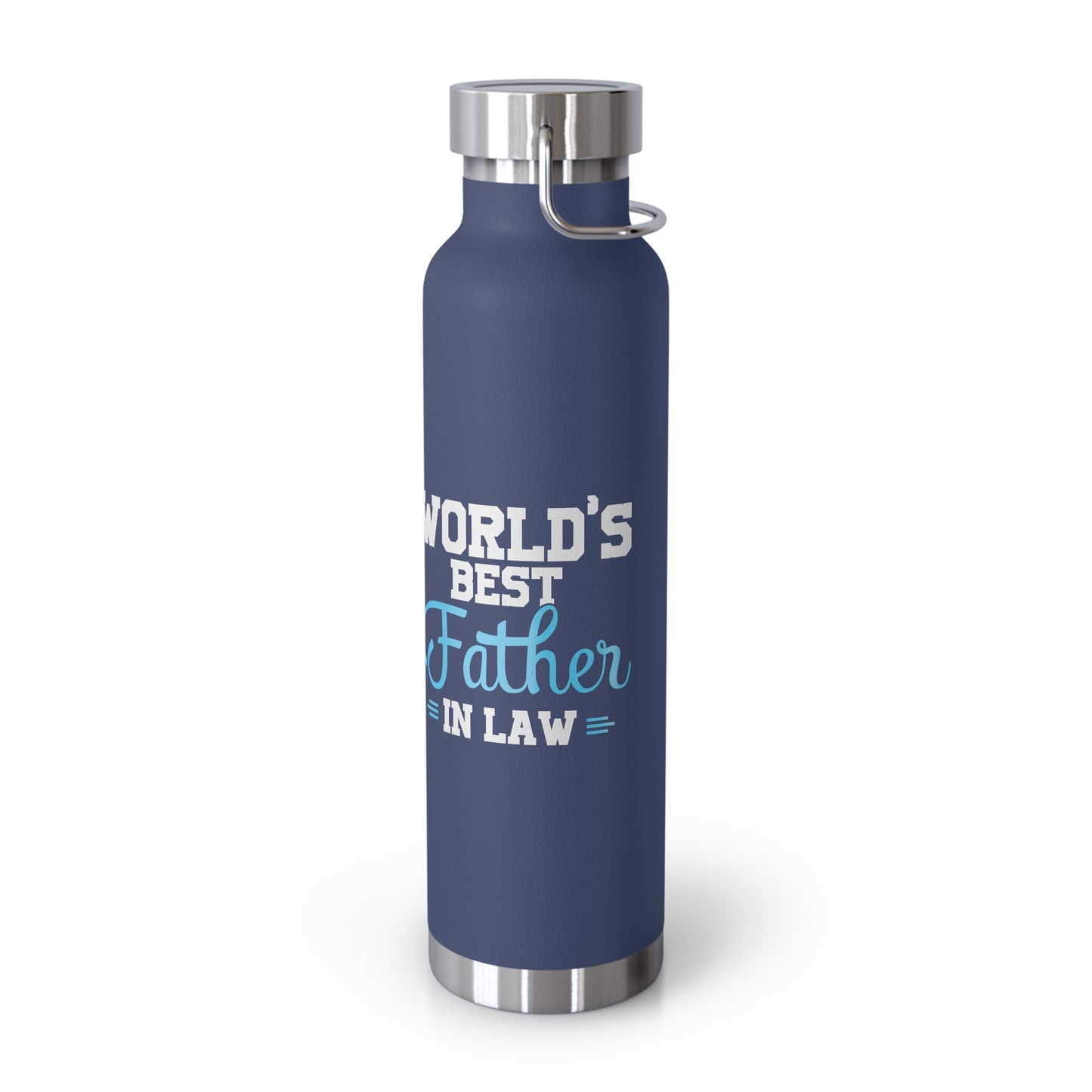 World's Best Father-In-Law Copper Vacuum Insulated Bottle, 22oz