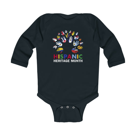 Hispanic Heritage Month Infant Long Sleeve Bodysuit