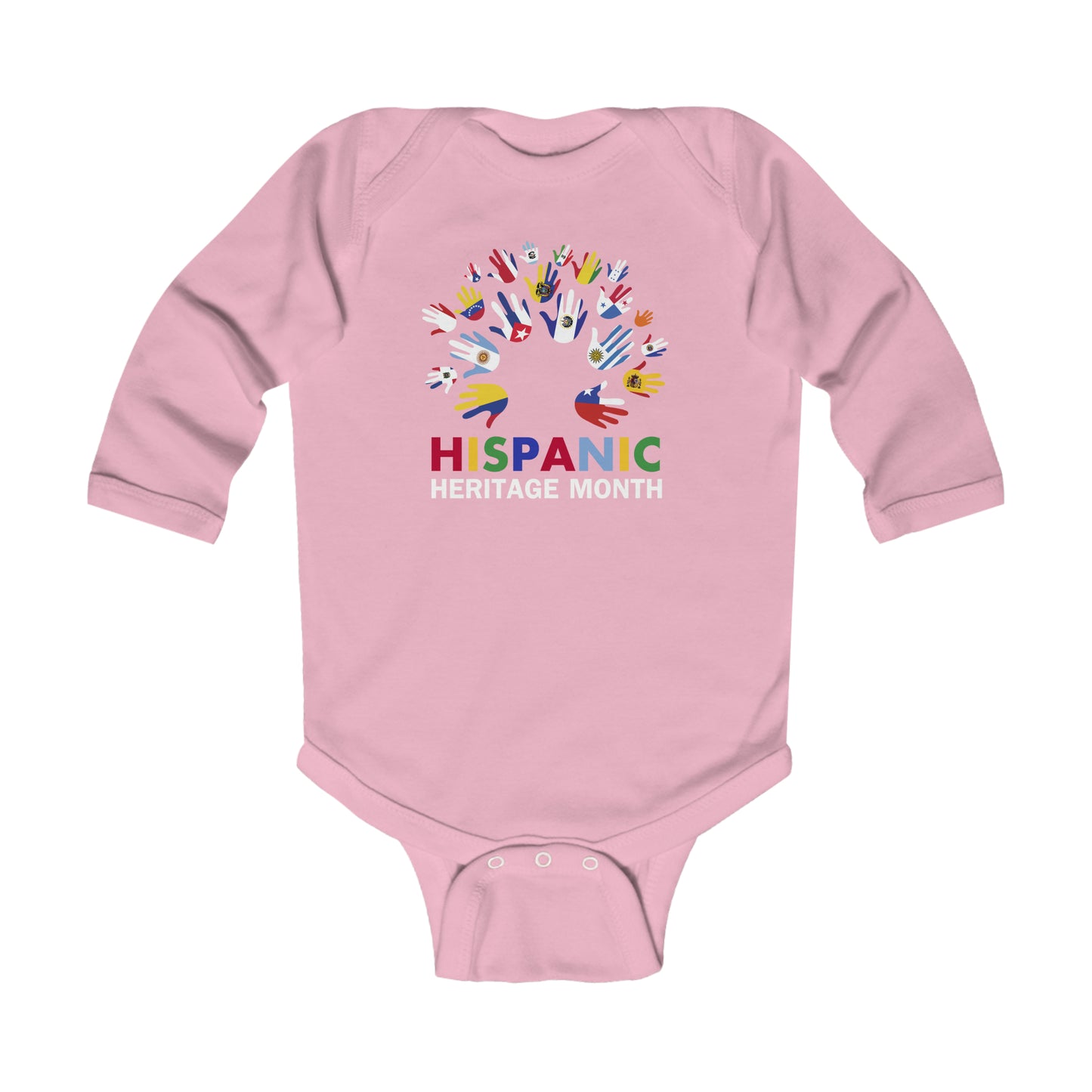 Hispanic Heritage Month Infant Long Sleeve Bodysuit