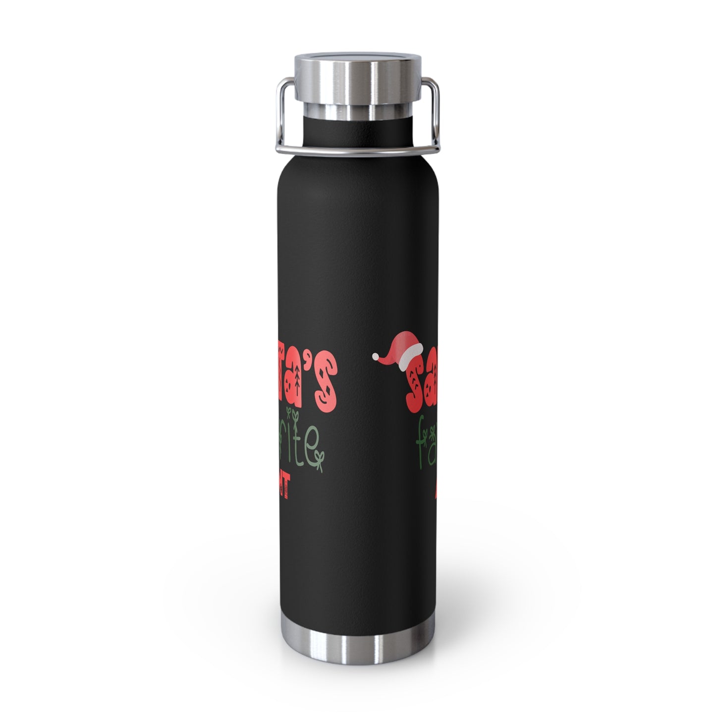 Santa's Favorite Aunt Copper Vacuum Insulated Bottle, 22oz