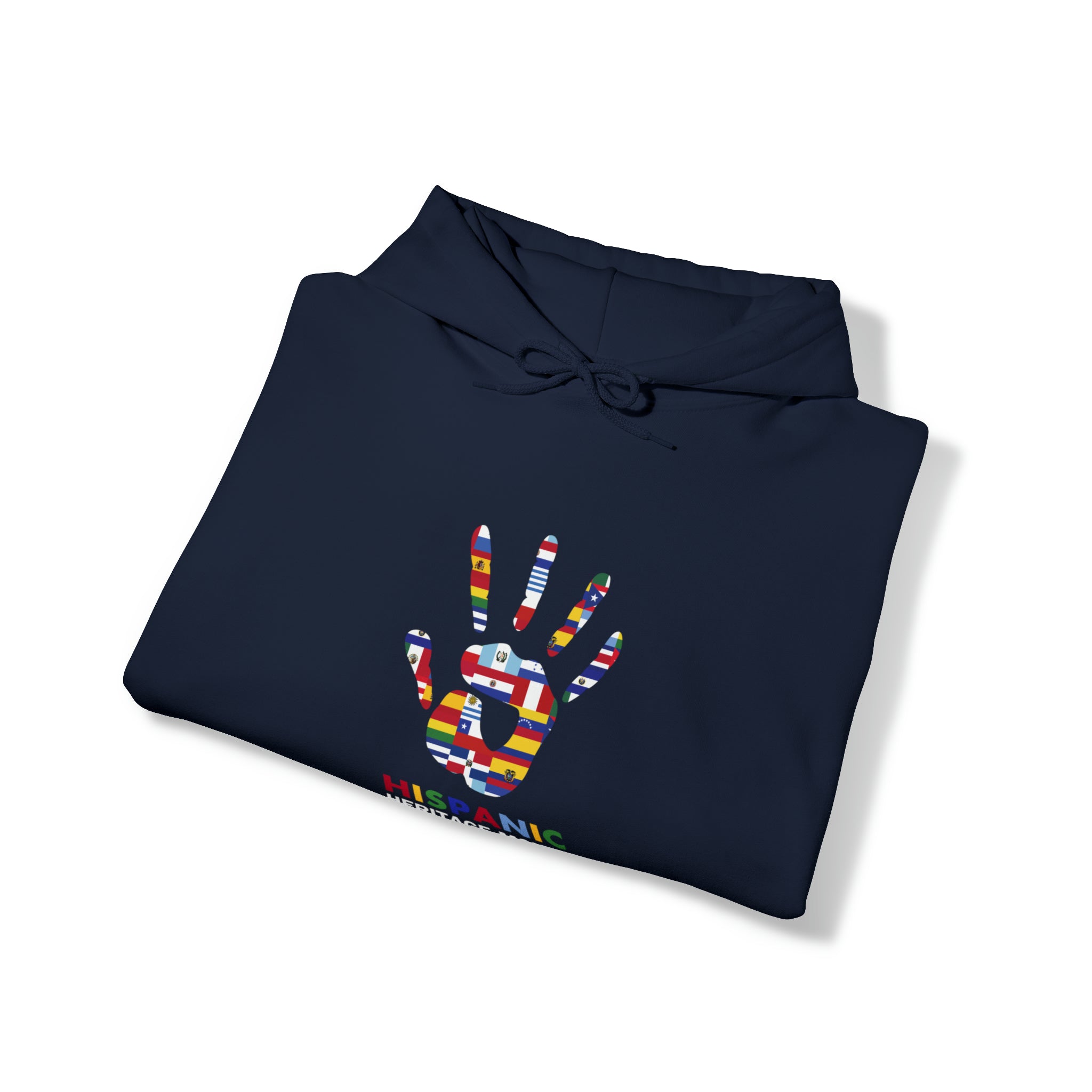 Flag Handprint - Hispanic Heritage Month Unisex Hoodie