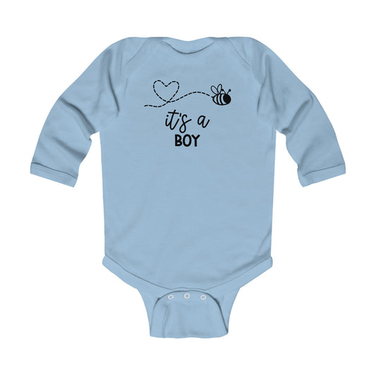 It's A Boy, New Boy Arrival, New Baby Boy, Baby Boy, Infant Long Sleeve Bodysuit