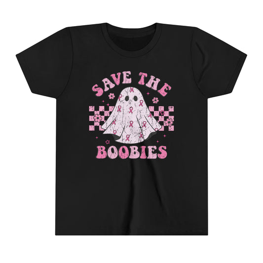 Save The Boobies Youth Short Sleeve Tee