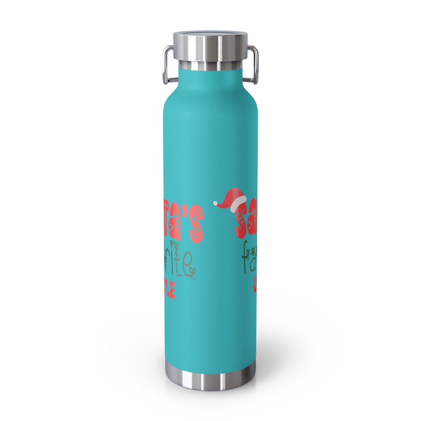 Santa's Favorite Uncle Copper Vacuum Insulated Bottle, 22oz