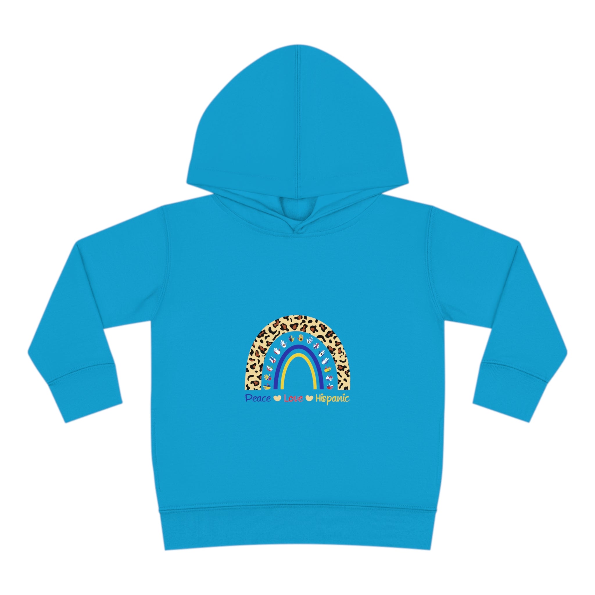 Leopard Rainbow - Hispanic Heritage Month Toddler Hoodie