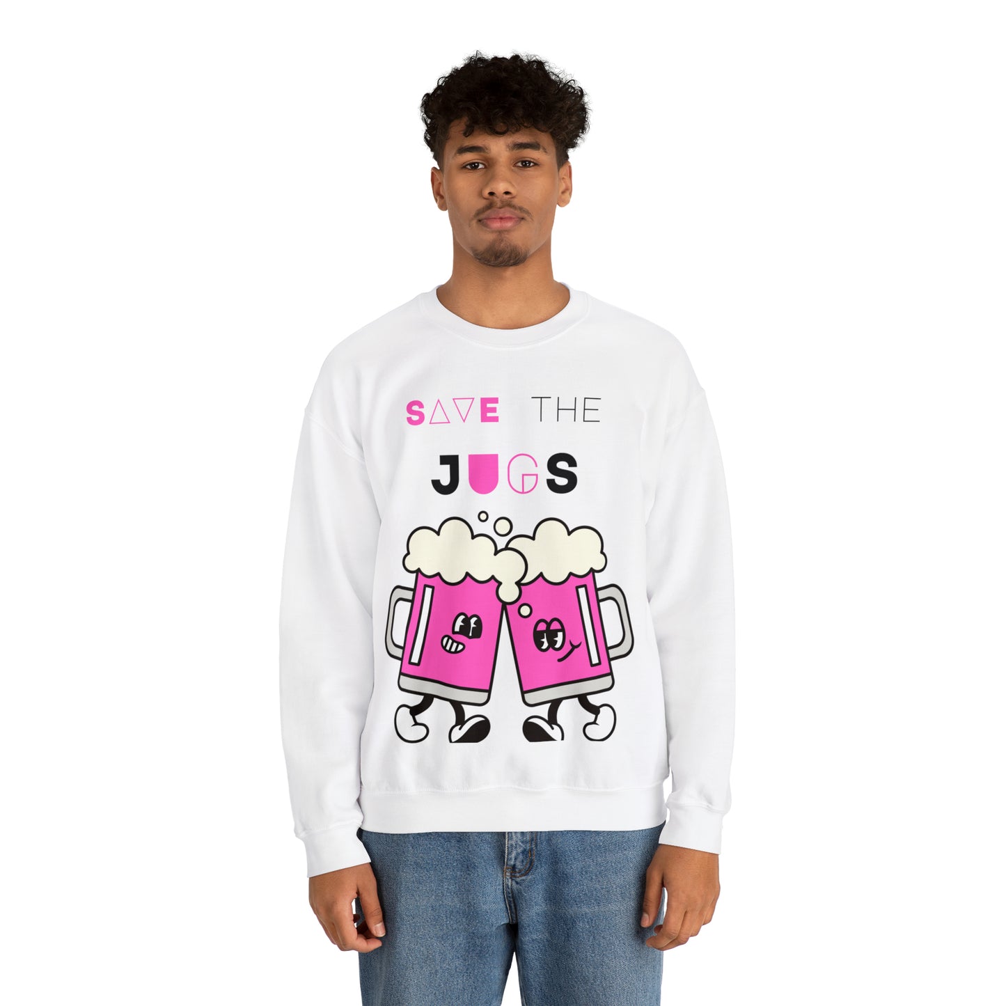 Save The Jugs Unisex Heavy Blend™ Crewneck Sweatshirt