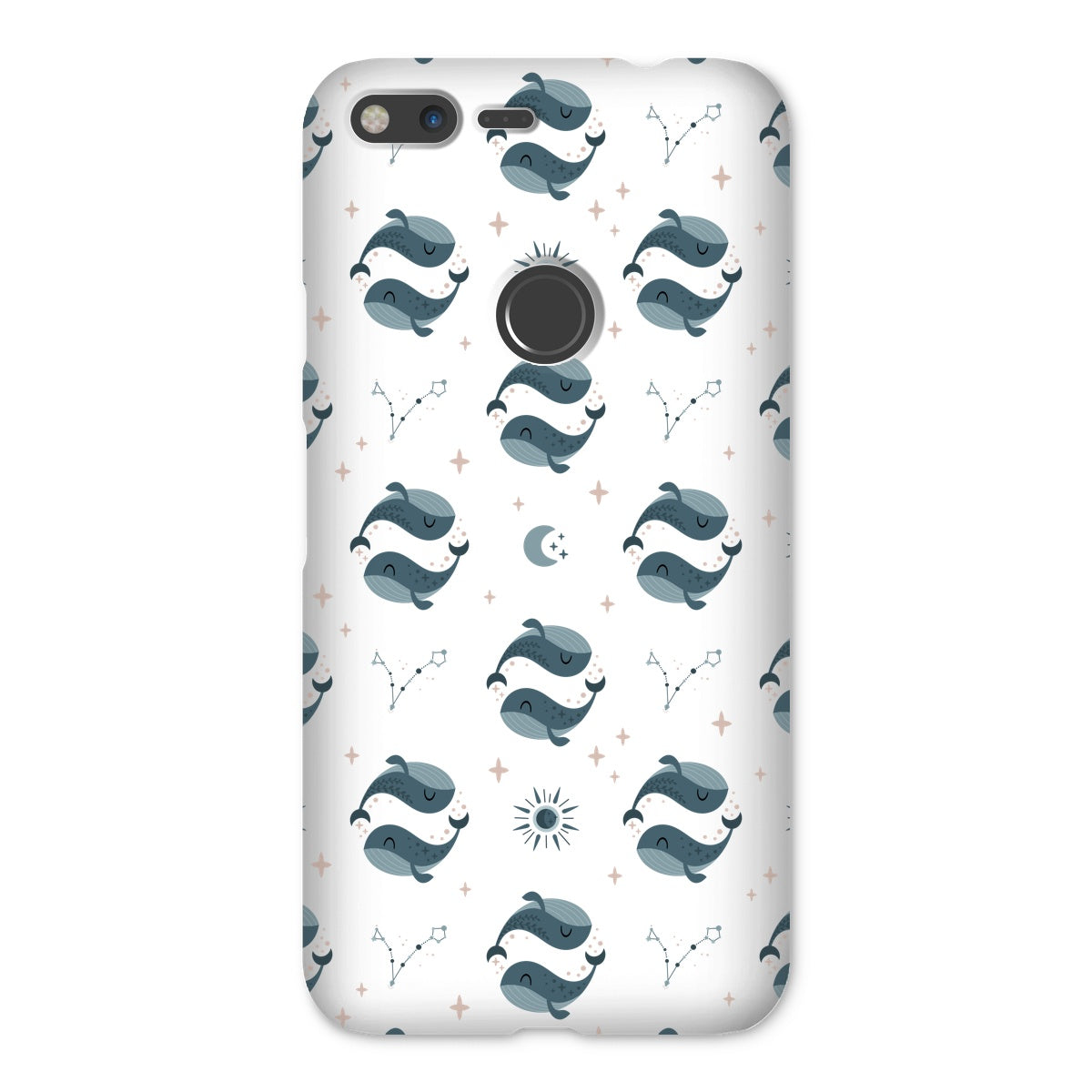 Pisces Pattern Snap Phone Case