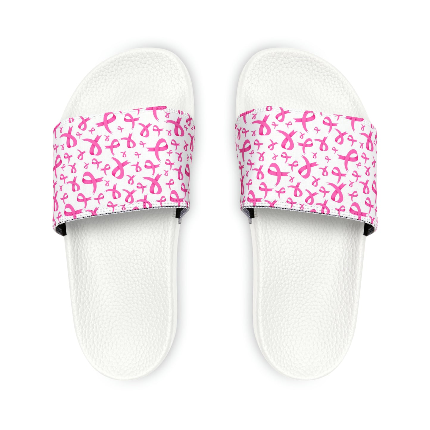 Breast Cancer Women's PU Slide Sandals