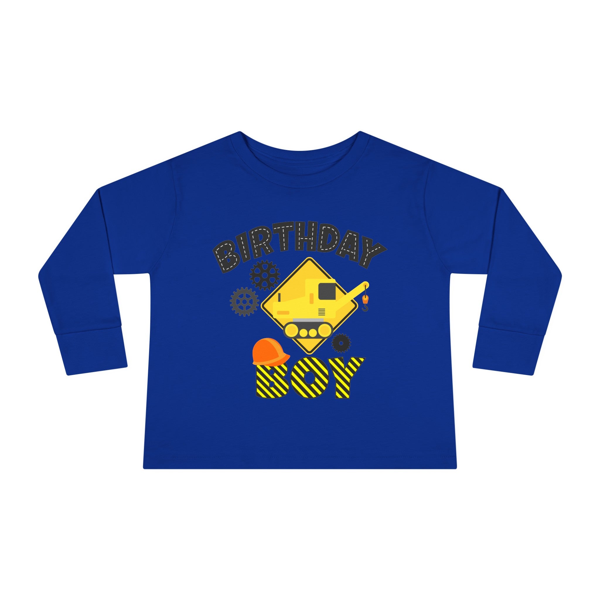 Crane Birthday Boy, Birthday Boy T-shirt, Birthday Tee, Boy's Birthday Tee,  Birthday Boy Tee, Toddler Long Sleeve Tee
