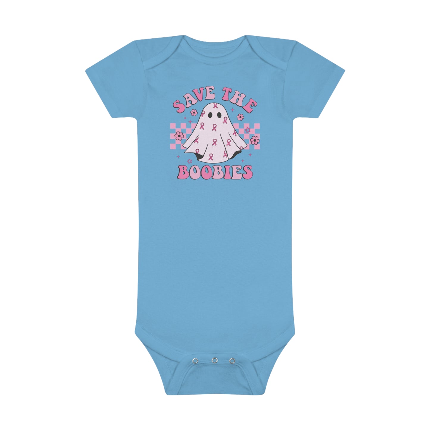 Save The Boobies Onesie, Baby Short Sleeve Onesie®