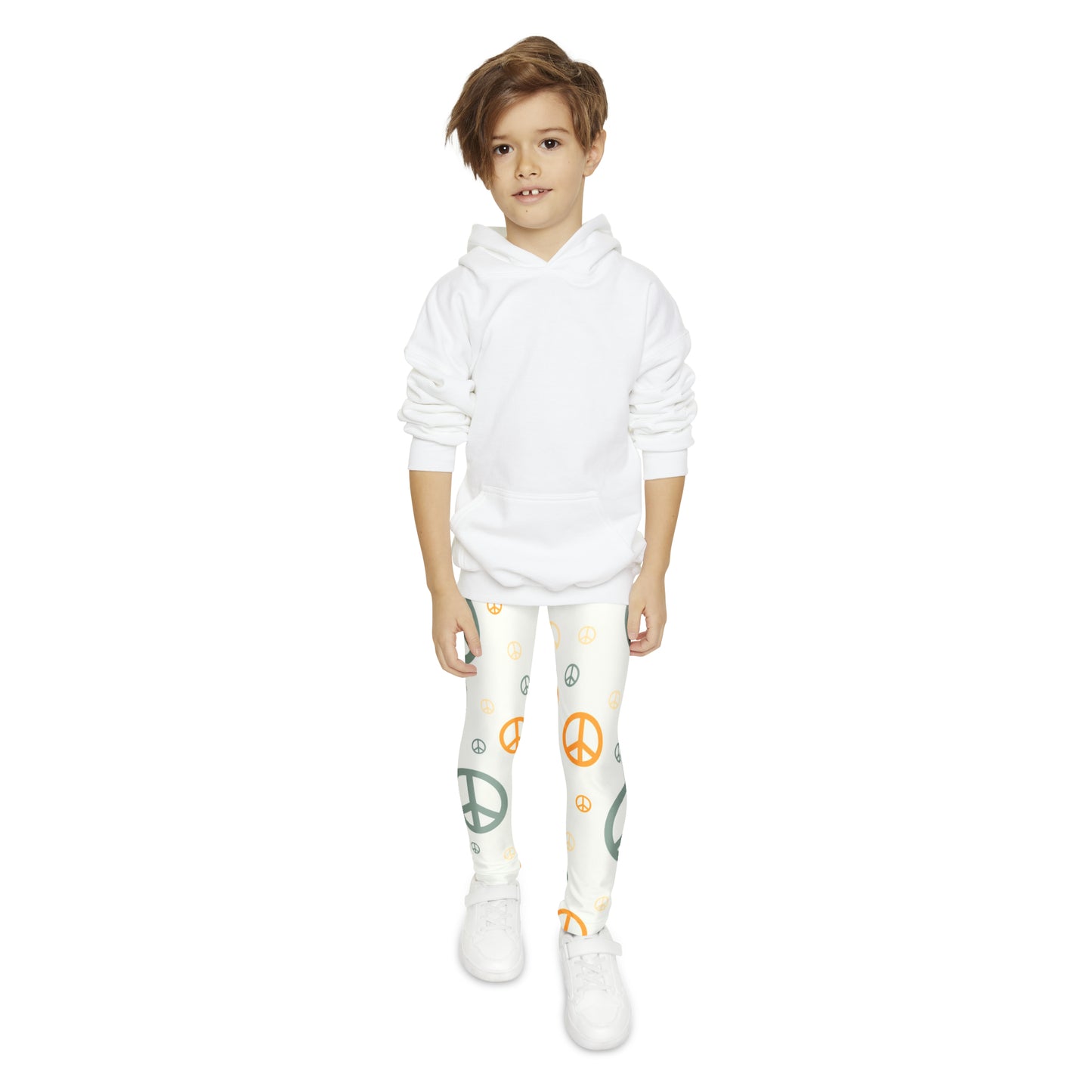 Peace Signs Youth Full-Length Leggings