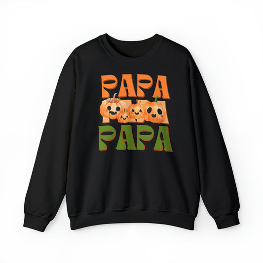 Papa Pumpkin Unisex Heavy Blend™ Crewneck Sweatshirt