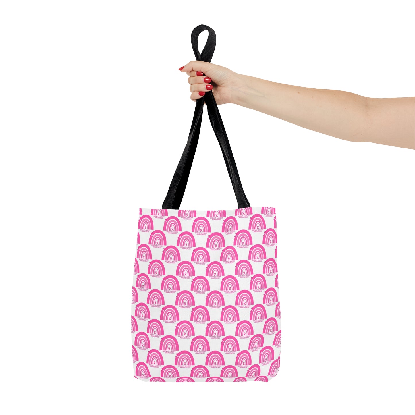 Pink Breast Cancer Awareness Tote Bag