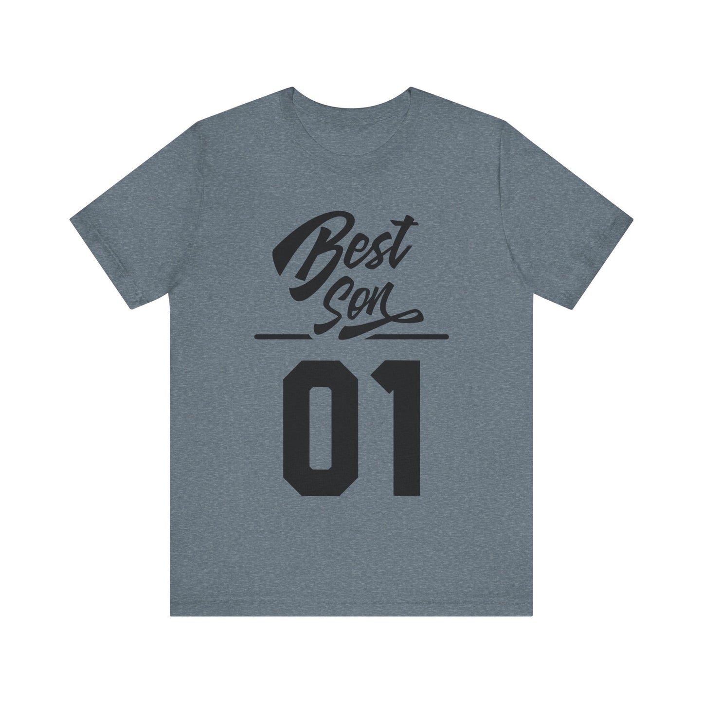 Best Son 01, Best Son Tee, Best Son T-shirt, Gift for Son, Dad to Son Gift, Unisex Jersey Short Sleeve Tee