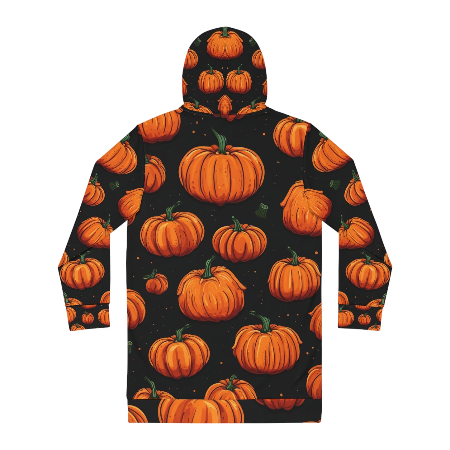 Pumpkins Halloween Women's Hoodie Dress (AOP)