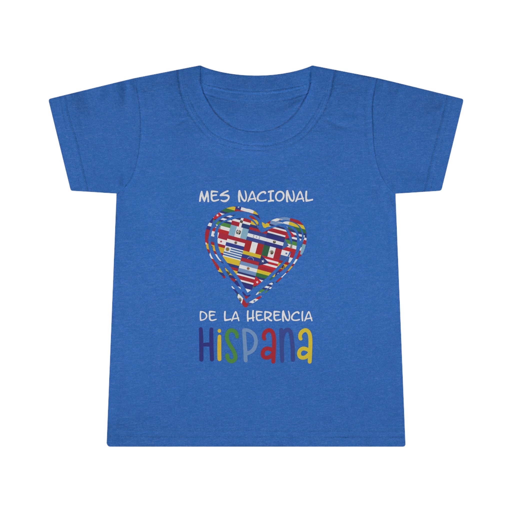 Mes Nacional Heart - Hispanic Heritage Month Toddler T-shirt
