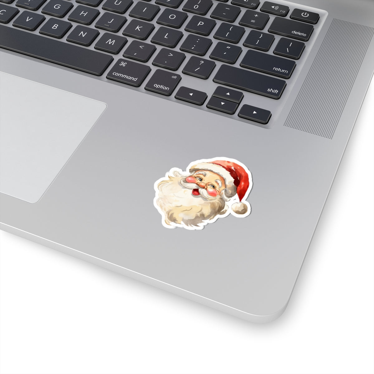 Santa Claus Sticker, Retro Christmas Santa Kiss-Cut Stickers