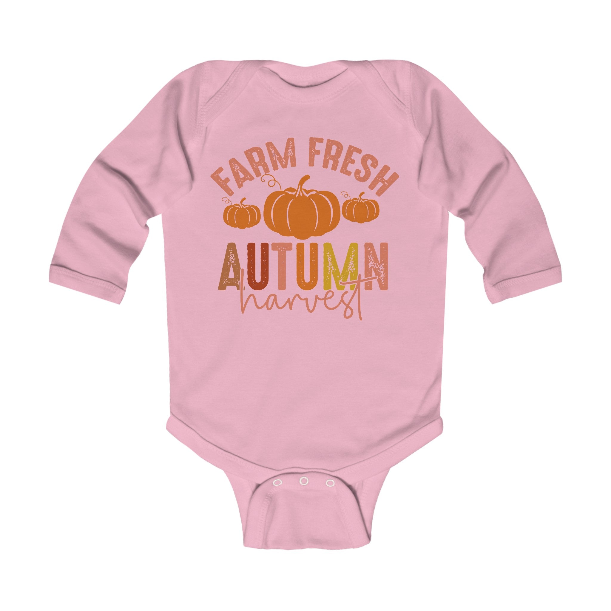 Farm Fresh Autumn Harvest Infant Long Sleeve Bodysuit Onesie