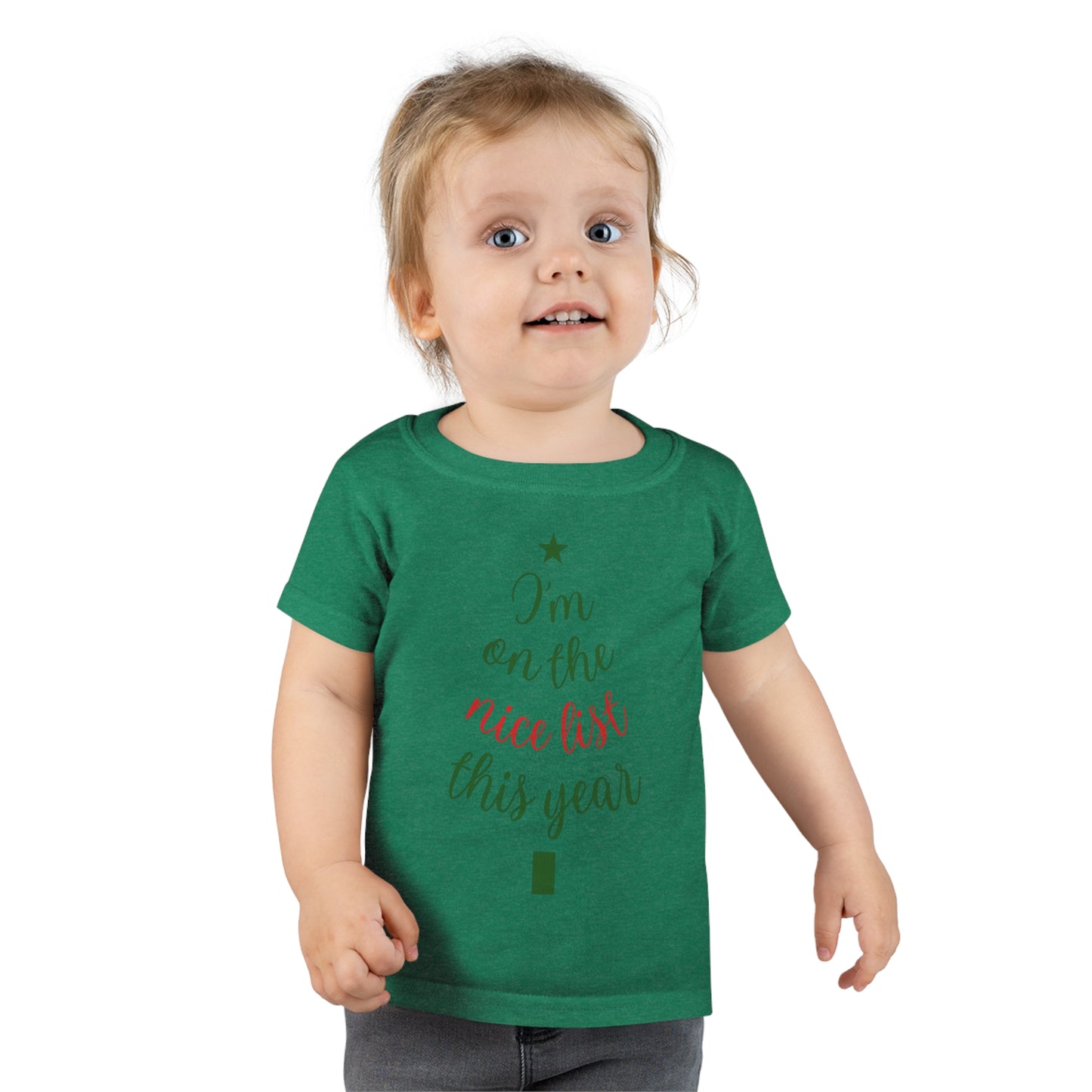 I'm On The Nice List This Year Toddler T-shirt