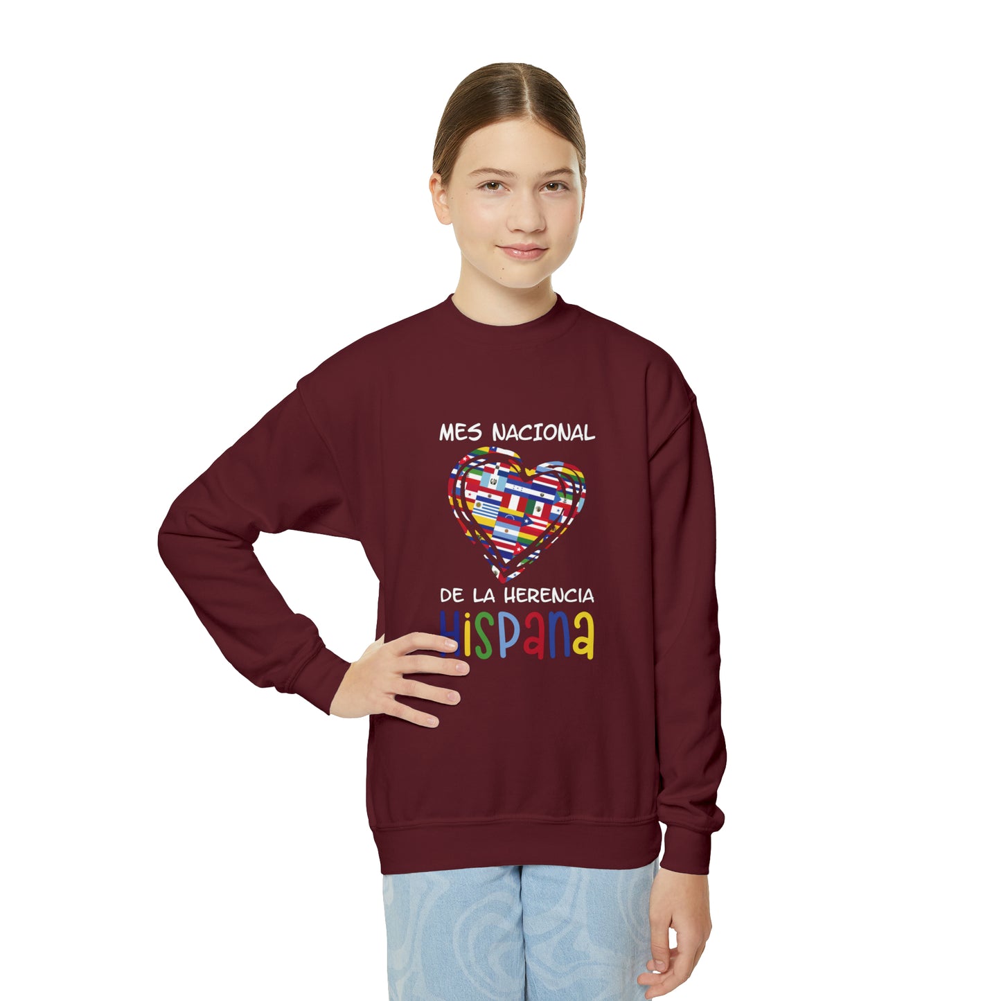 Hispanic Heritage Month Youth Crewneck Sweatshirt