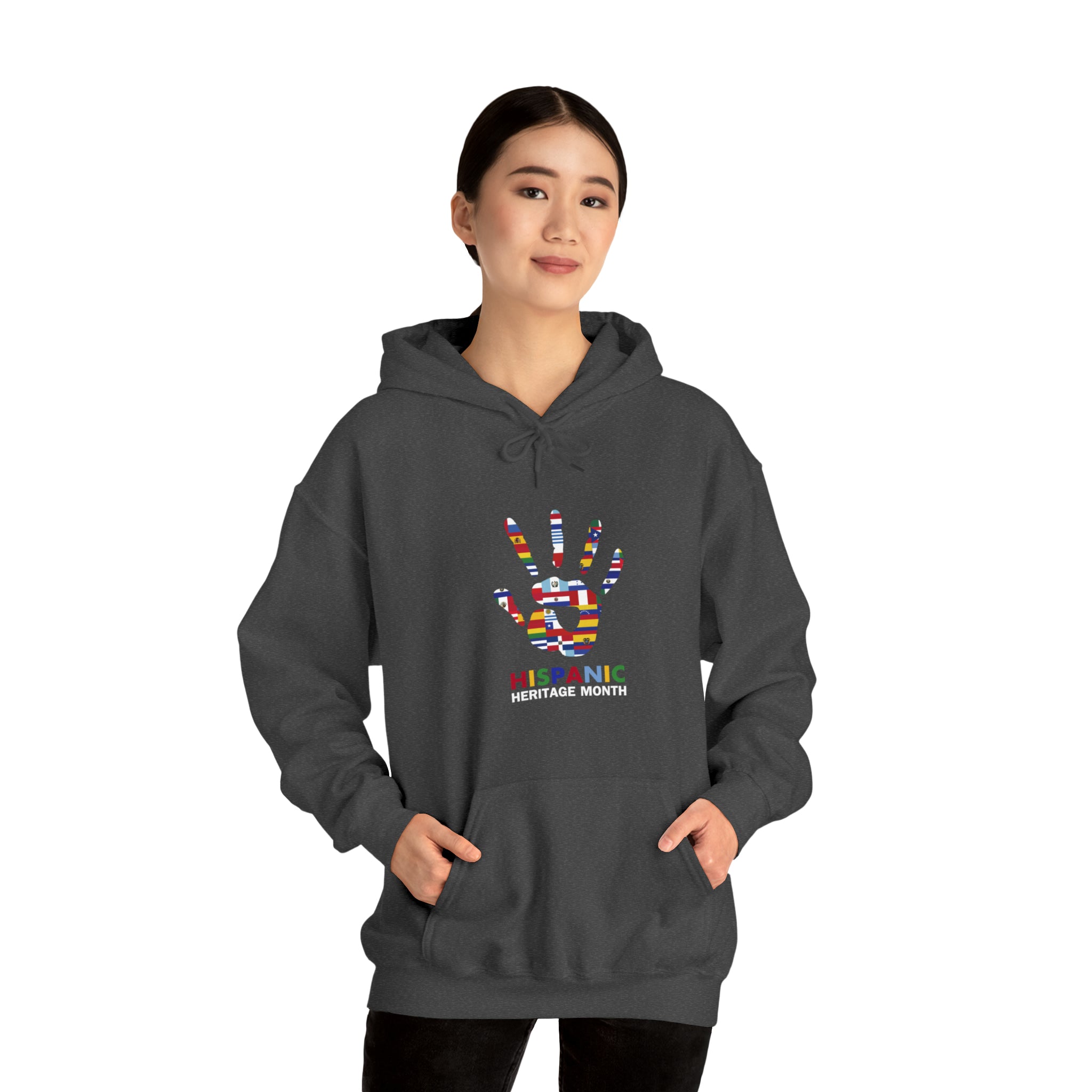 Flag Handprint - Hispanic Heritage Month Unisex Hoodie