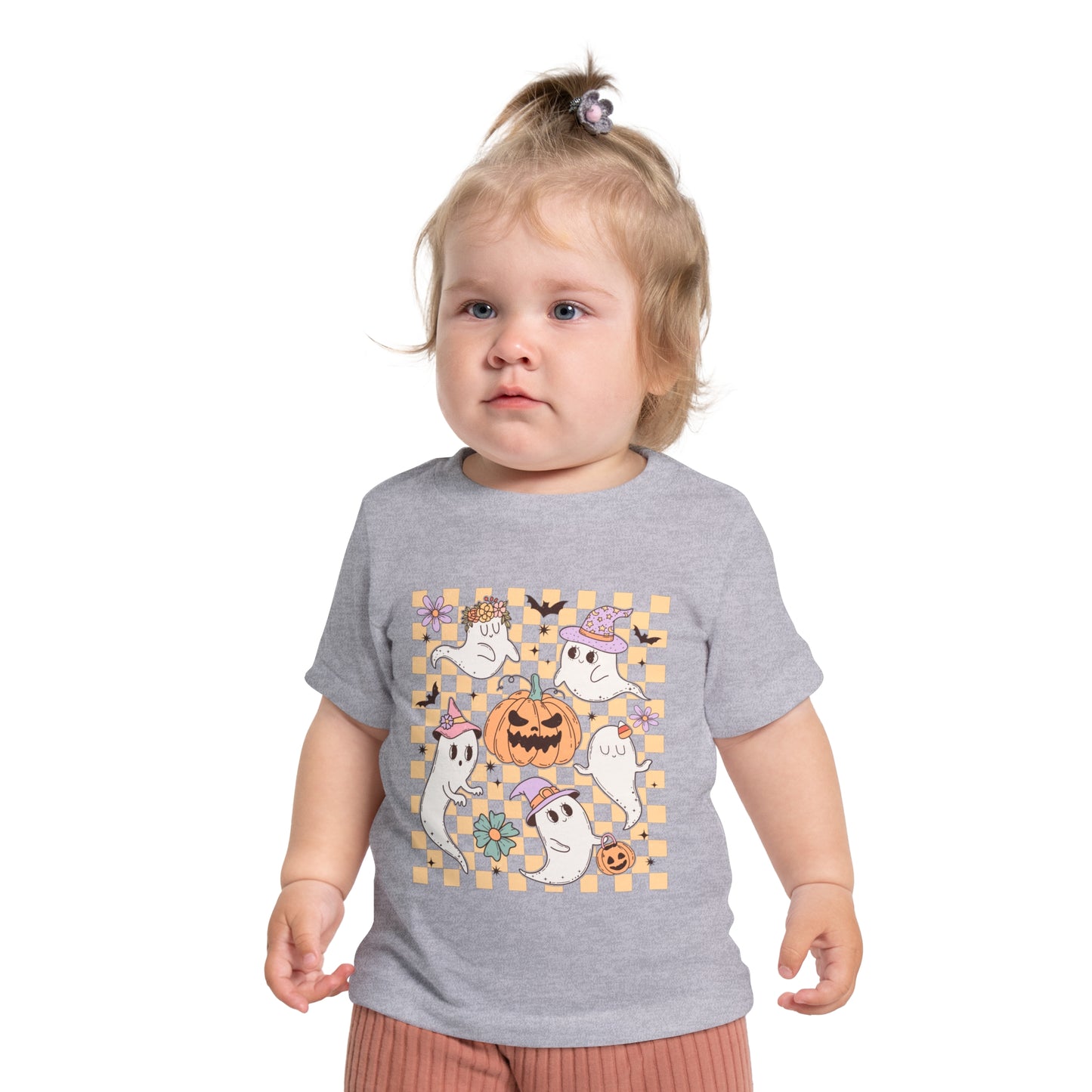 Halloween Ghosts Baby Short Sleeve T-Shirt