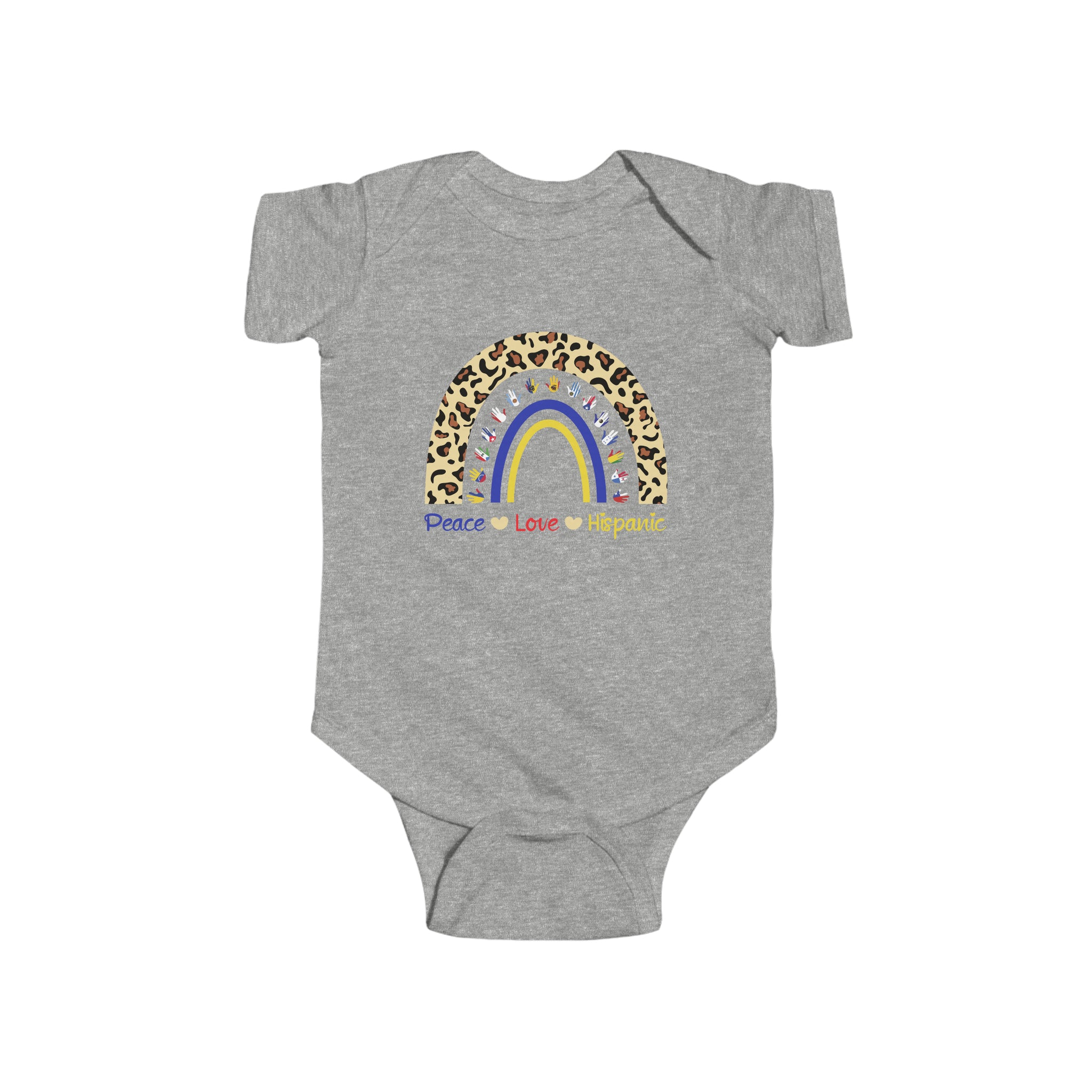Leopard Rainbow - Hispanic Heritage Month Infant  Bodysuit