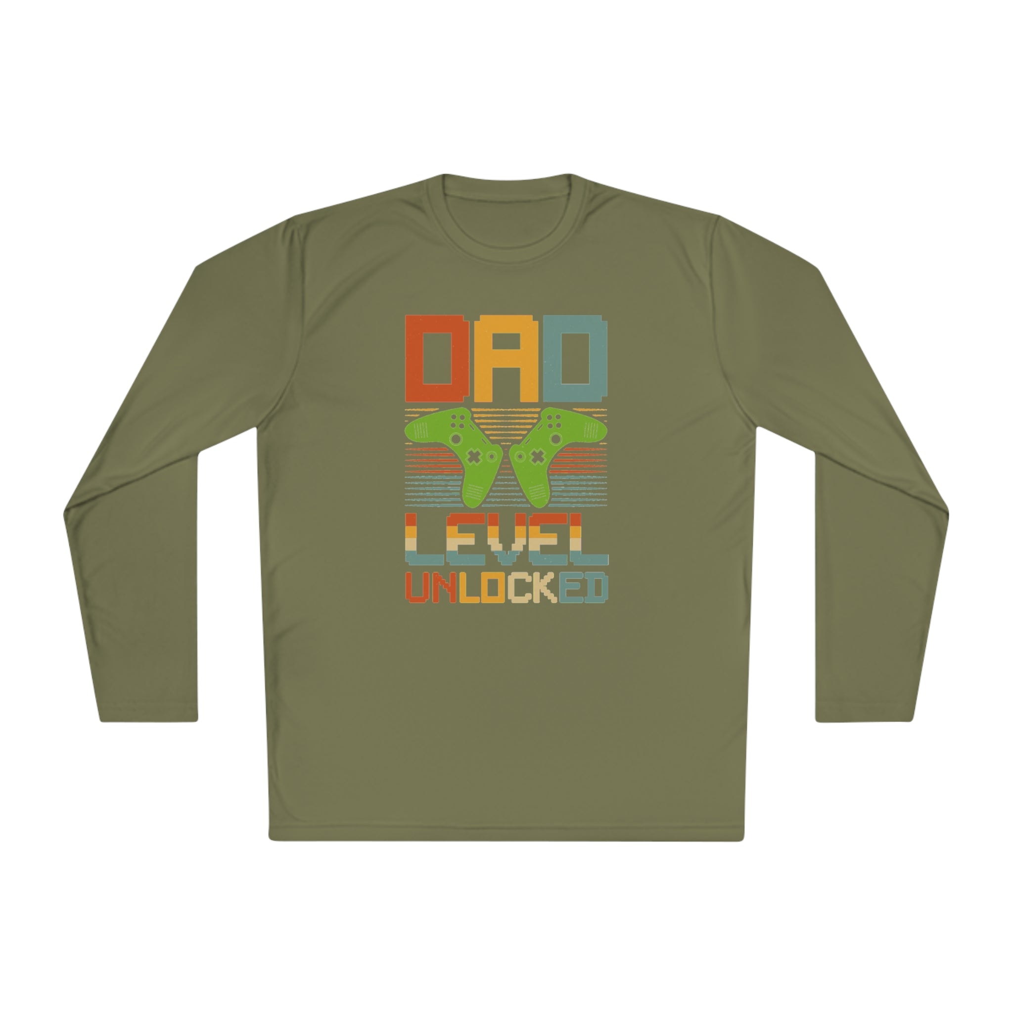 Dad Level Unlocked, Gaming Dad Tee, Gamer Dad, Dad Tee, Fathers Day Gift, Dad Level Unlocked T Shirt, New Dad Gift For Gamer Daddy, Funny First Time Dad Shirt, Unisex Lightweight Long Sleeve Tee