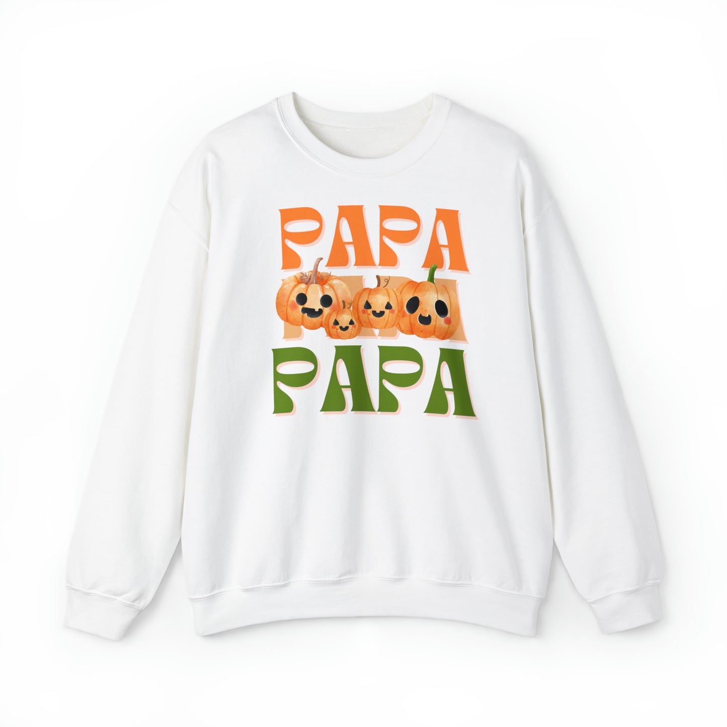 Papa Pumpkin Unisex Heavy Blend™ Crewneck Sweatshirt