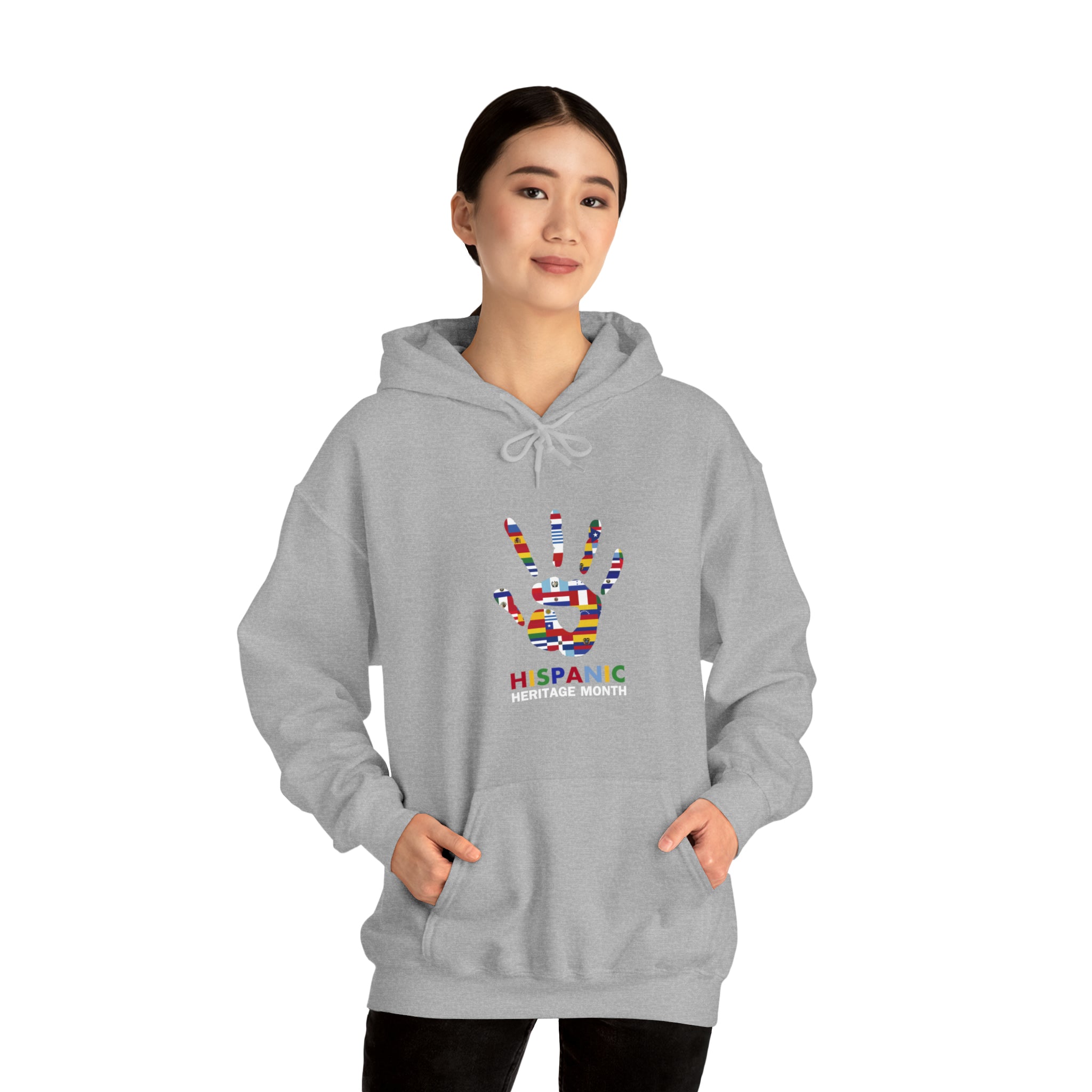 Flag Handprint - Hispanic Heritage Month Unisex Hoodie