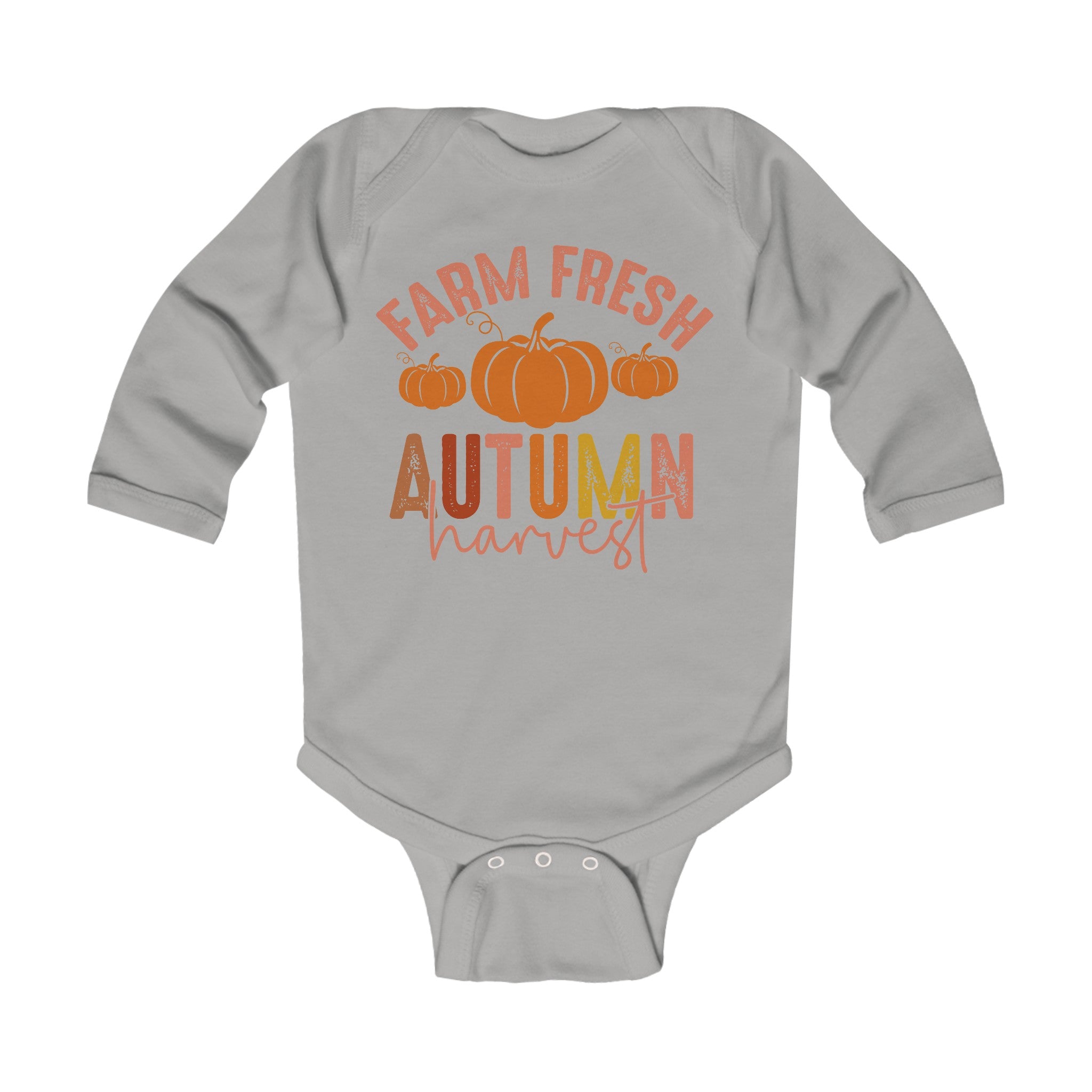 Farm Fresh Autumn Harvest Infant Long Sleeve Bodysuit Onesie