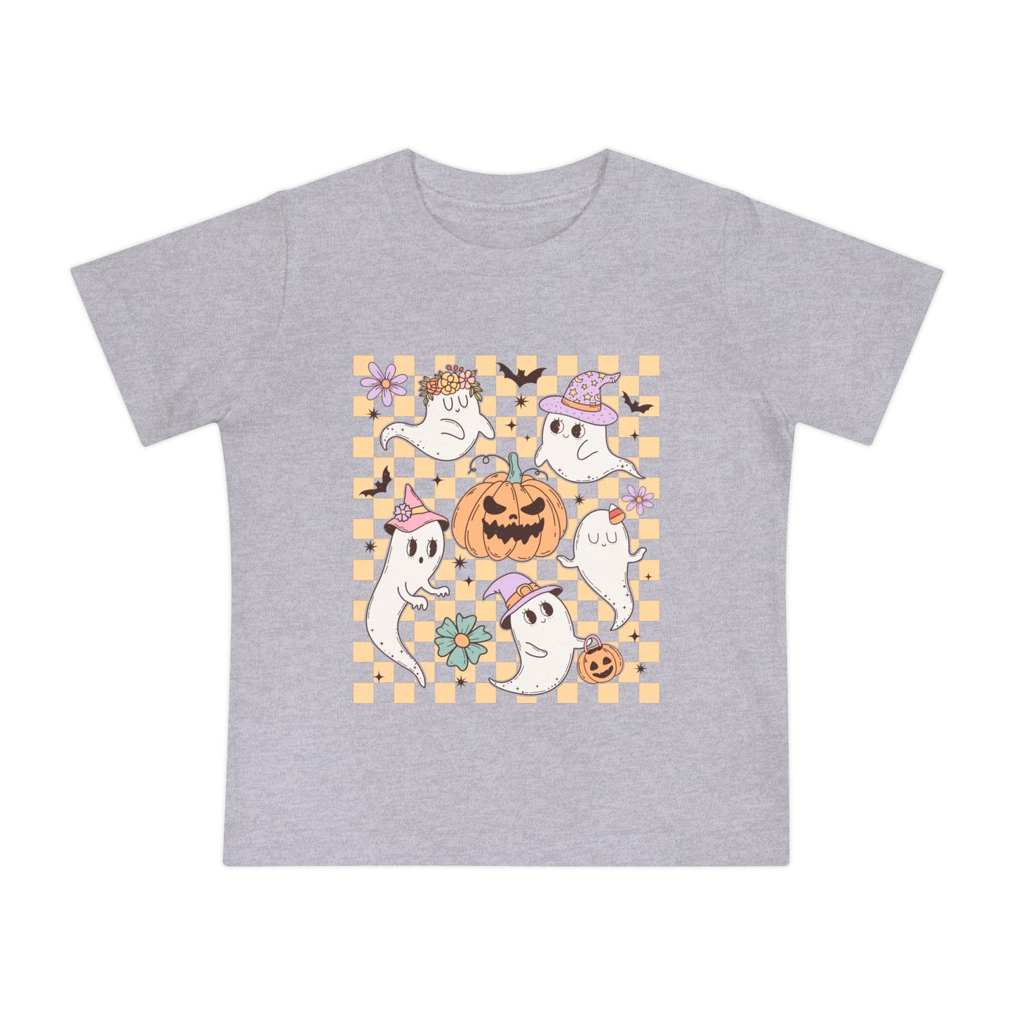 Halloween Ghosts Baby Short Sleeve T-Shirt