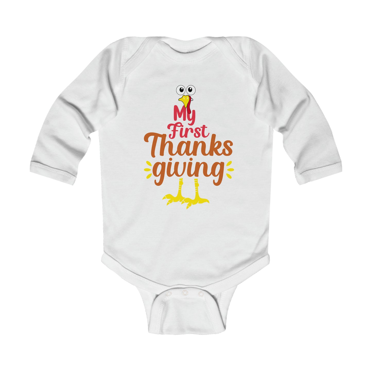 My First Thanksgiving Infant Long Sleeve Bodysuit